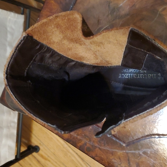Naturalizer Brown Buckle Boots - Picture 8 of 13